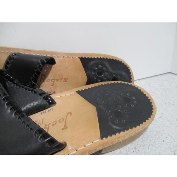 *Jack Rogers Brown BOHO T-Strap Slip On Sandals - Picture 4 of 8